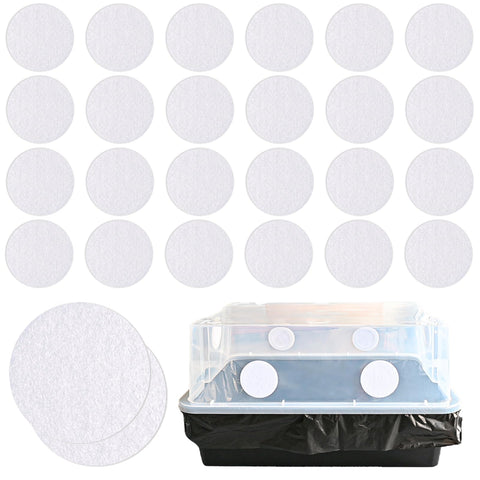 RonJea monotub adhesive filter disc 2-5 inch covering air hole for balanced humidity.