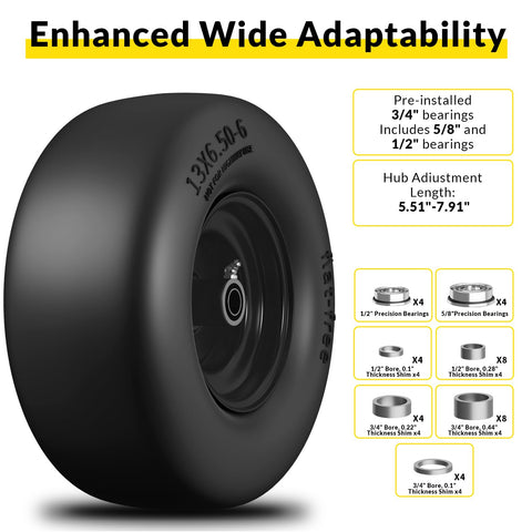 RONPOW tire materials emphasize durability and universal compatibility