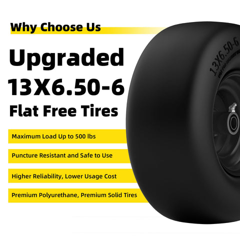RONPOW tire mounted on zero turn mower for smooth, reliable operation