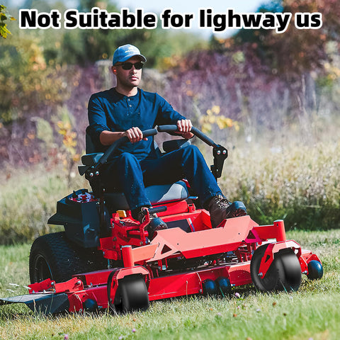 RONPOW flat free tire on rough terrain delivers solid traction