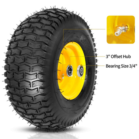 RONPOW 15x6-00-6nhs front-wheel fit suggests broad mower compatibility.