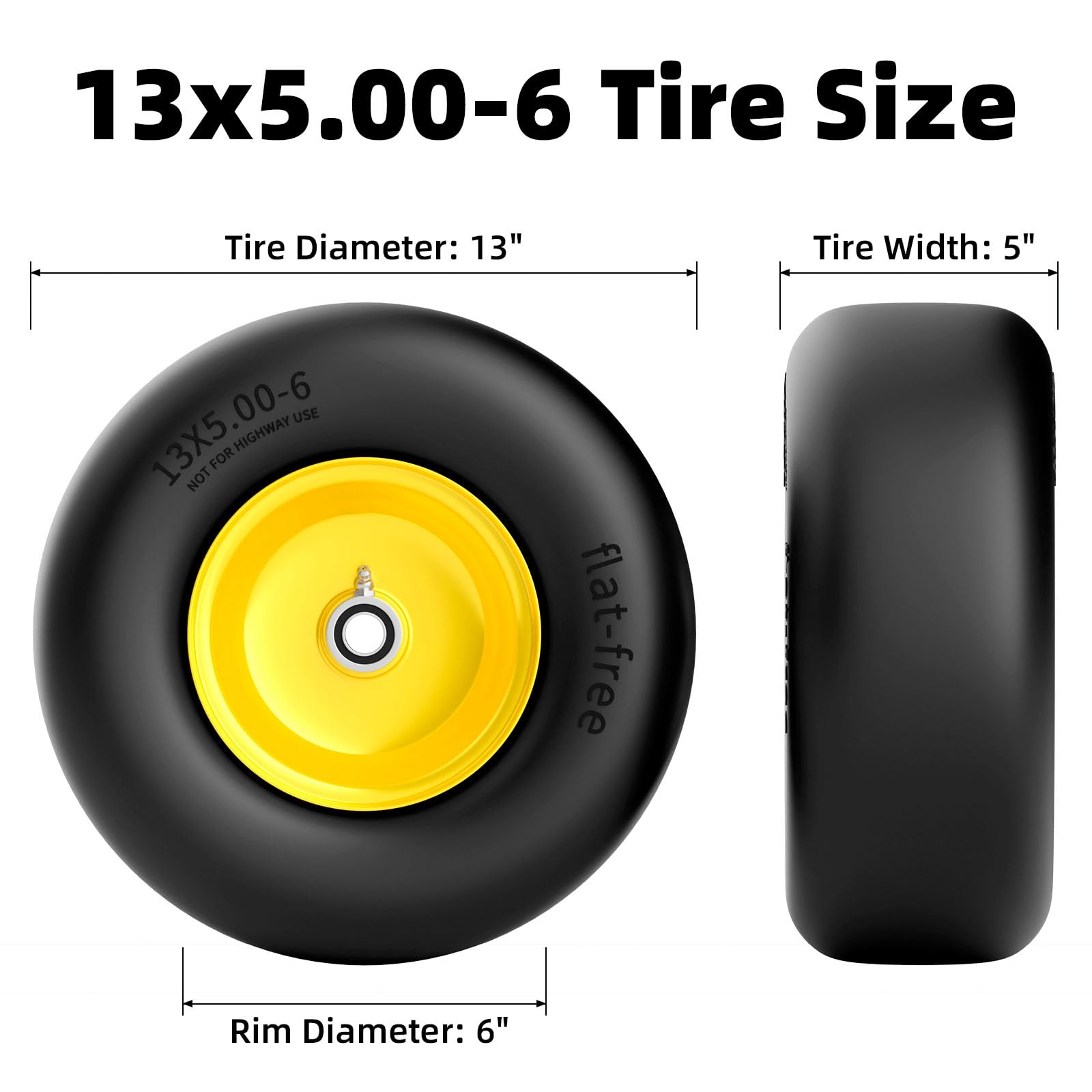 RONPOW tire and wheel installation kit with bearings and spacers for quick upgrade