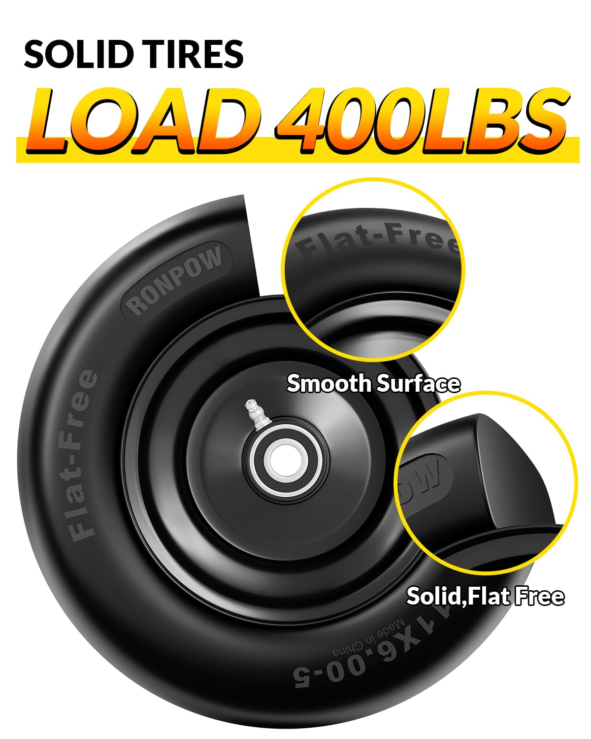 RONPOW bearing spacers pack enables versatile mounting with multiple bore sizes.