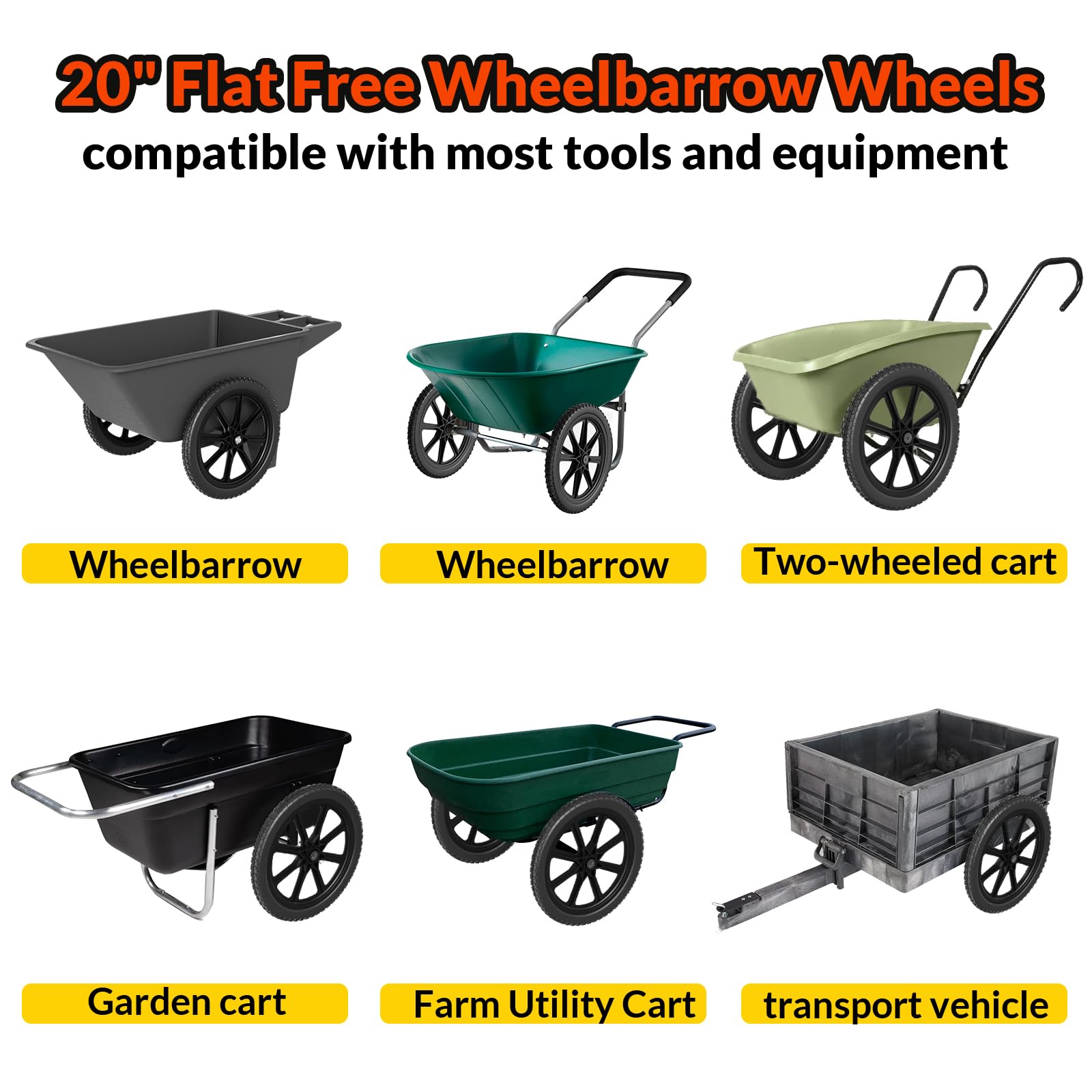 RONPOW tread design provides strong traction on wet grass