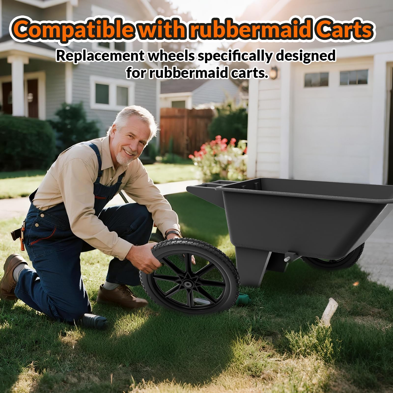 RONPOW puncture-proof wheel reduces maintenance in busy seasons