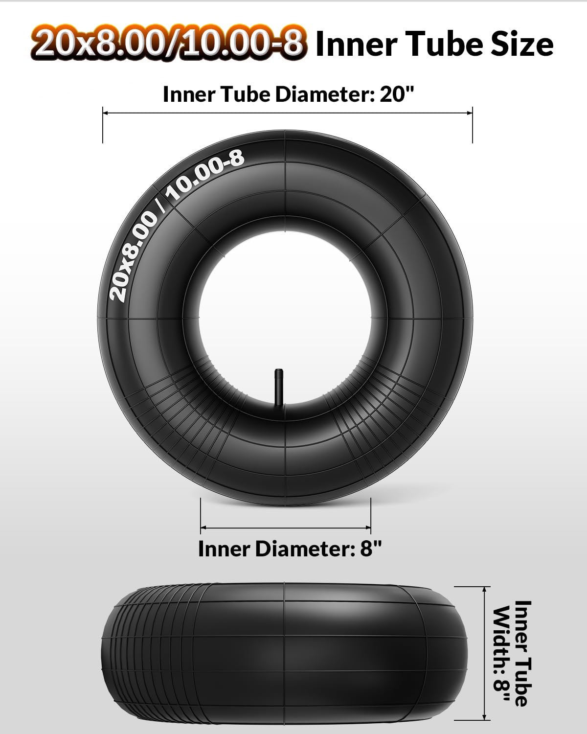 RONPOW sealed joints maintain stable tire pressure for consistent performance.
