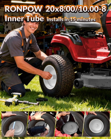 RONPOW TR-13 straight valve enables easy inflation and checks.
