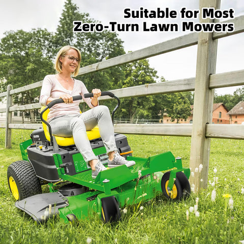 RONPOW traction on uneven terrain showing stable mowing performance