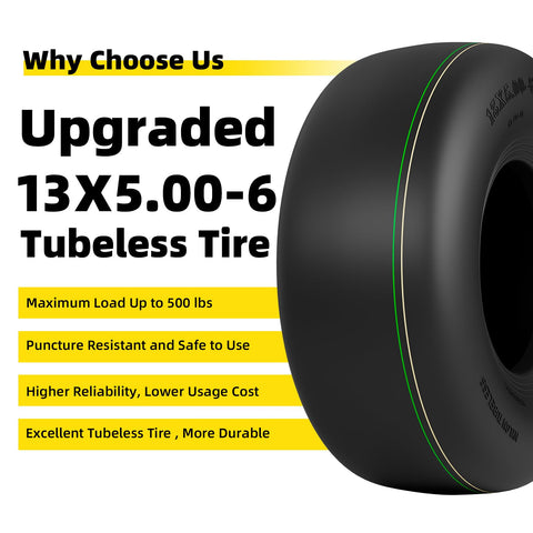 RONPOW packaging image indicates ready-to-install tires for quick maintenance.