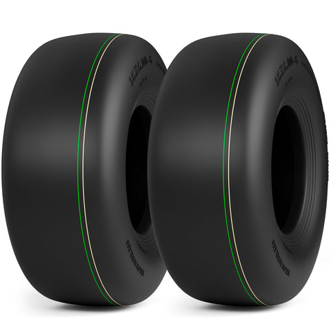 RONPOW tubeless turf tire 13x5-6 side view for stable lawn traction.