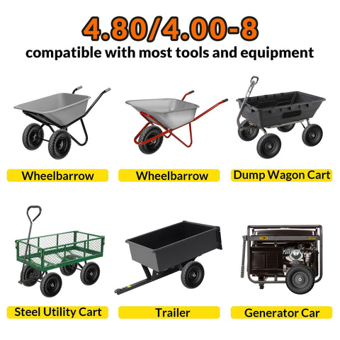 RONPOW two-pack provides ready replacement for multiple wheelbarrows.