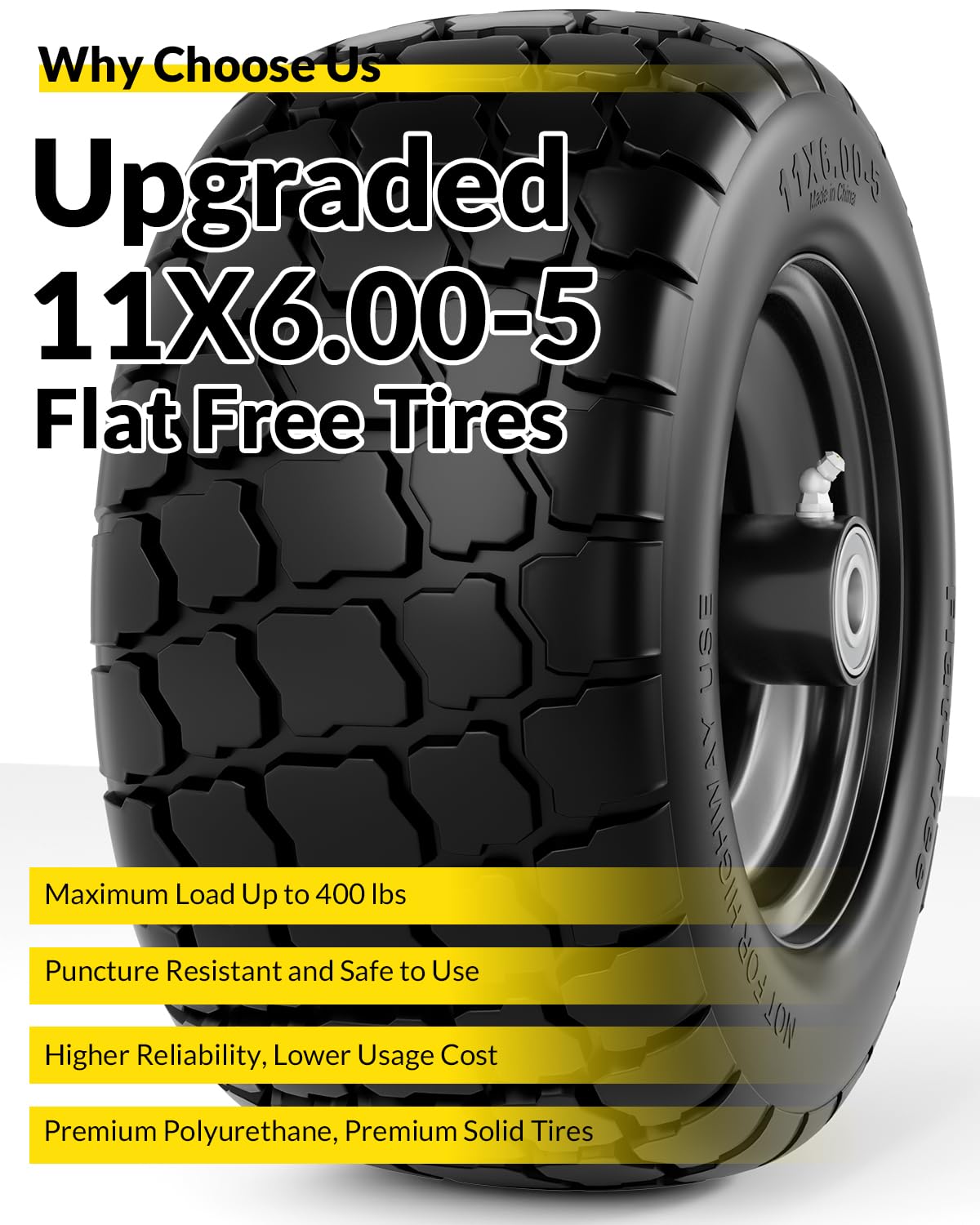 RONPOW 2-pack tires ready for residential or commercial lawn care.