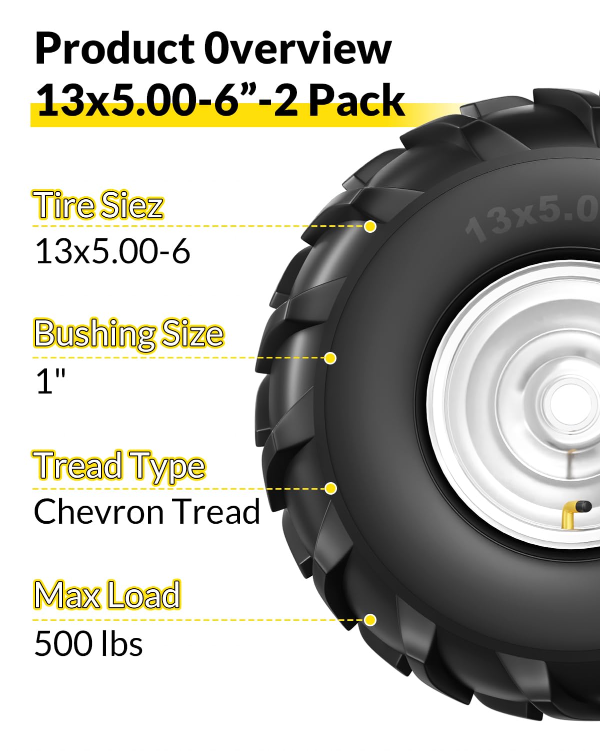RONPOW wide compatibility for most rear-tine tillers