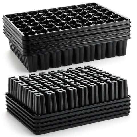 RooTrimmer 54-cell seed starter tray with deep 2.8 inch cells for strong roots.