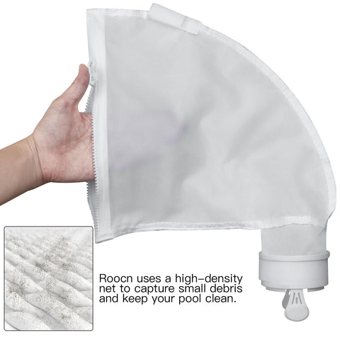 Roocn spa part pool cleaner bags with easy clip installation for quick replacement.