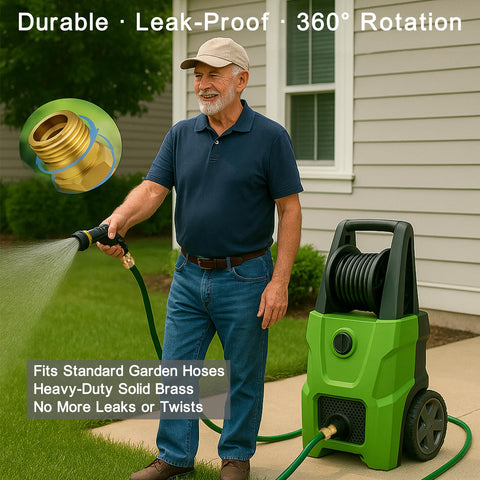 ROOGSIH versatile-use connector suitable for garden watering and seasonal chores.
