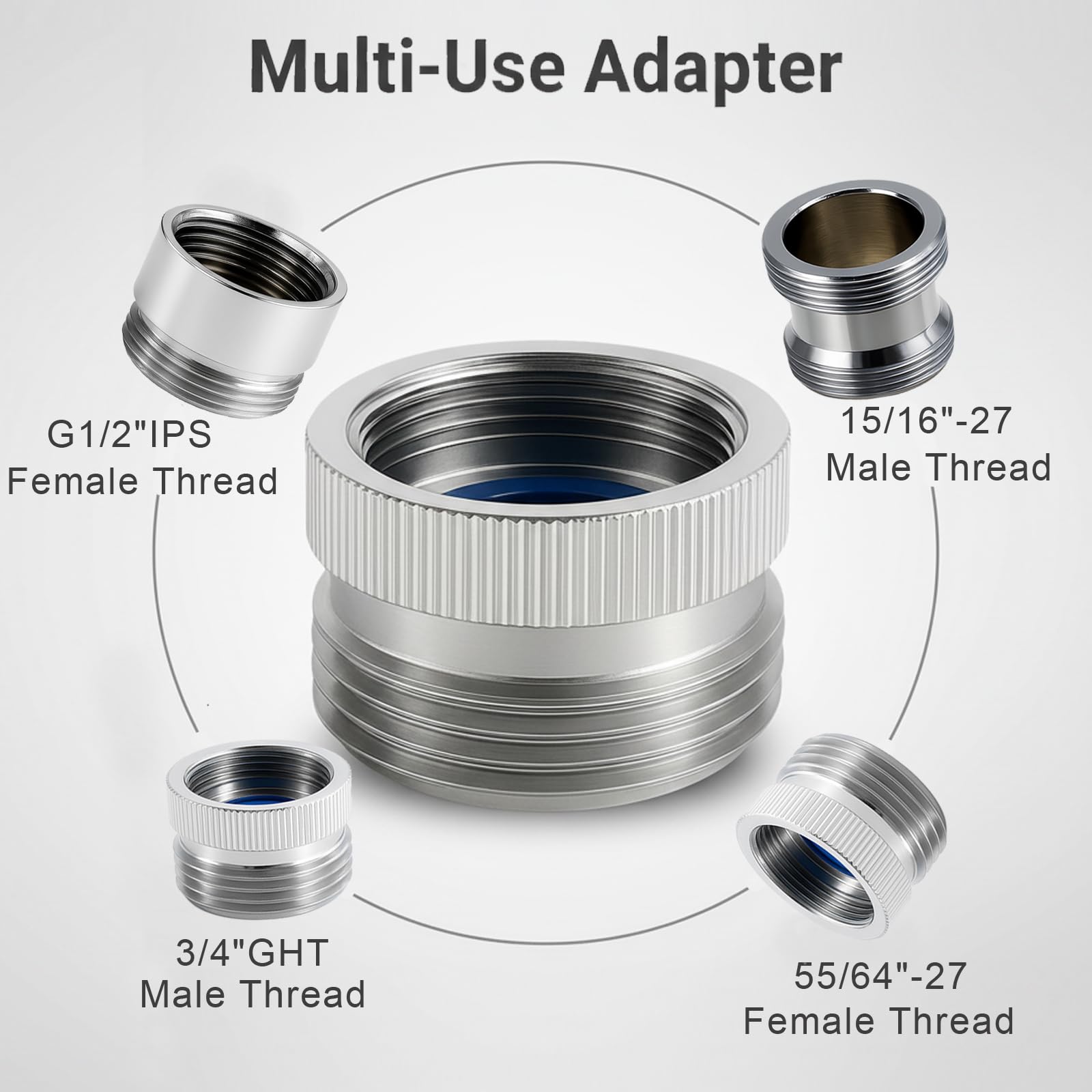 ROOGSIH compatibility-set provides versatile garden hose adapters.