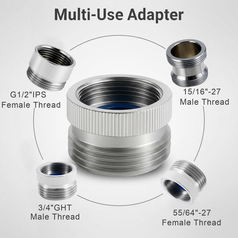 ROOGSIH compatibility-set provides versatile garden hose adapters.