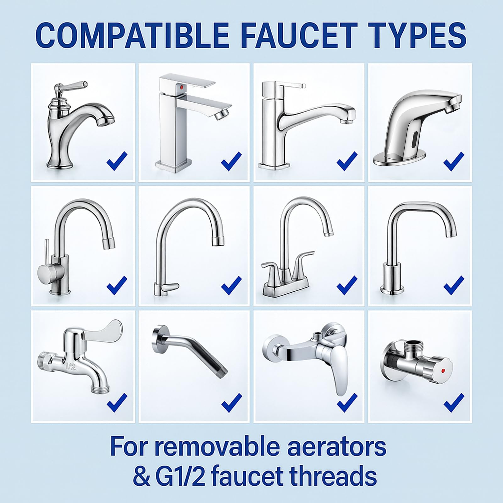 ROOGSIH solid brass construction resists corrosion for long-lasting reliability.