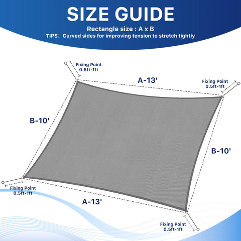 RoomHacks sun shade sail corner D-rings reinforce durability for windy days.