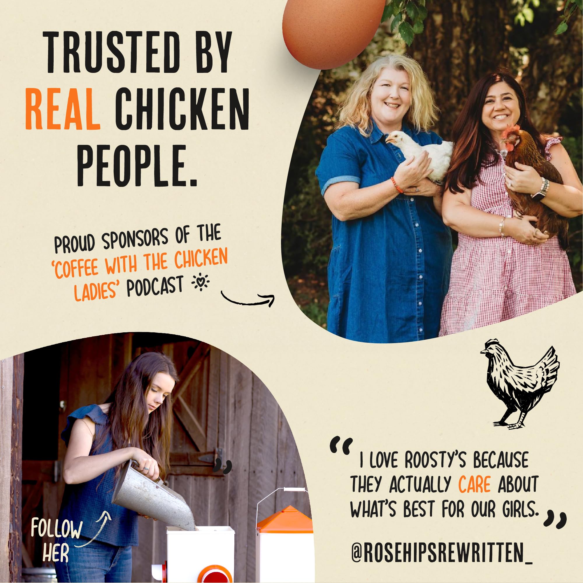 Roosty's Naturals Chili Mix sprinkled on coop floor to refresh bedding