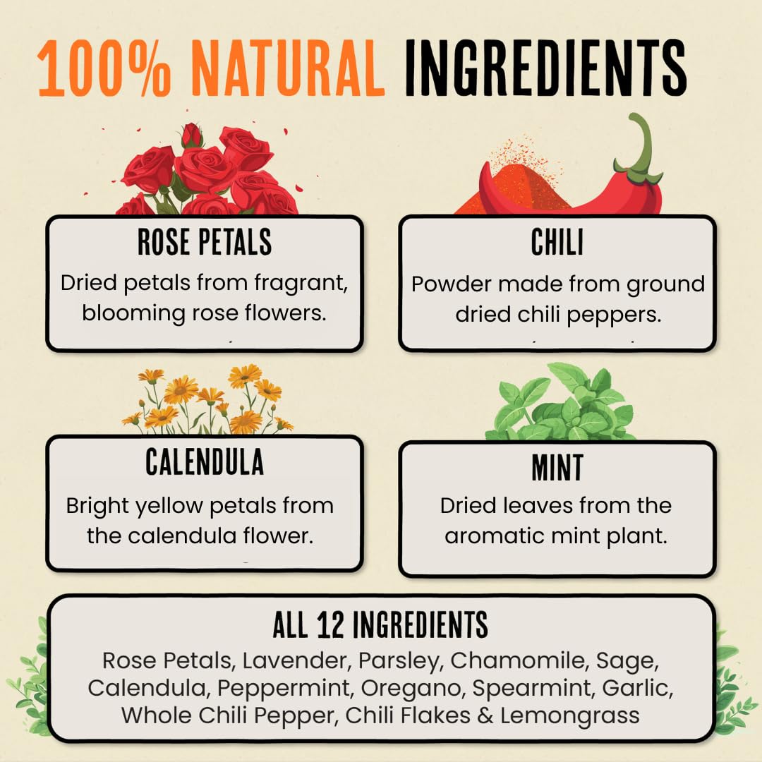 Roosty's Naturals USA-made Nesting Herbs showcase quality and local sourcing