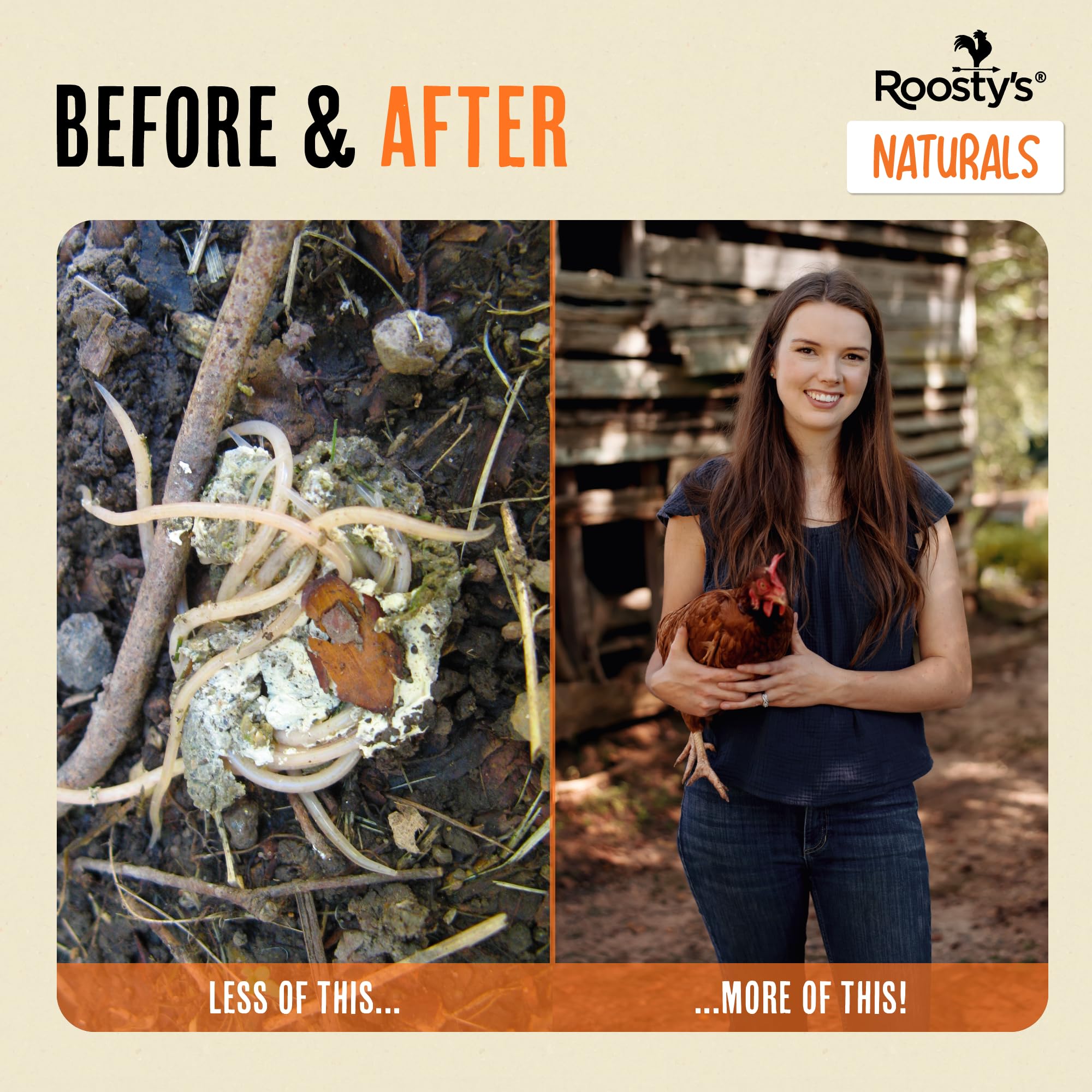 Roosty's Naturals De-Wormer USA-made in Florida facility