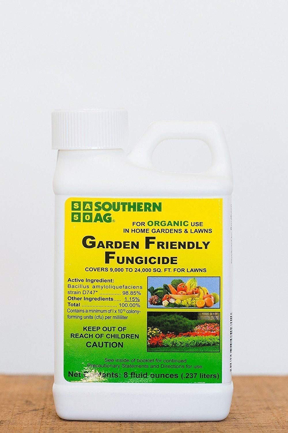 Root 98 Warehouse Garden Friendly Biofungicide applied in garden to protect vegetables and ornamentals.