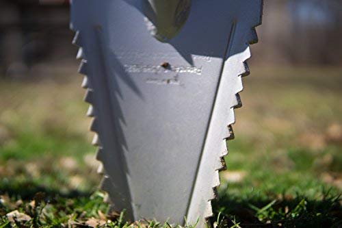ROOT ASSASSIN carbon steel construction for durable garden work.