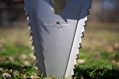 ROOT ASSASSIN carbon steel construction for durable garden work.
