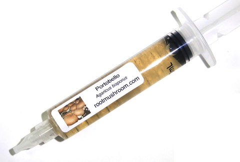 Root Mushroom Farm Portobello liquid culture 10cc ready for even mycelium spread