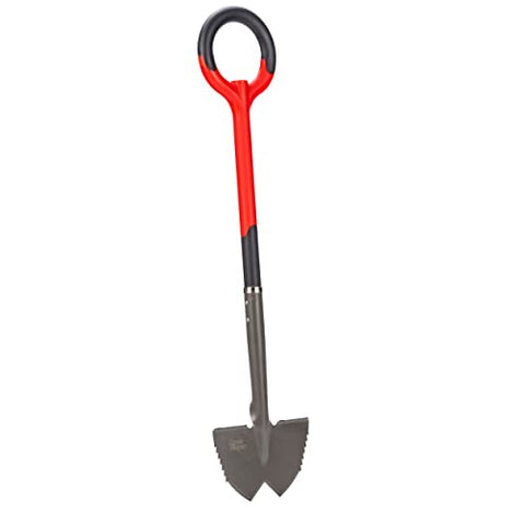 Root Slayer 22611 inverted V tip demonstrates powerful soil penetration with minimal slippage.