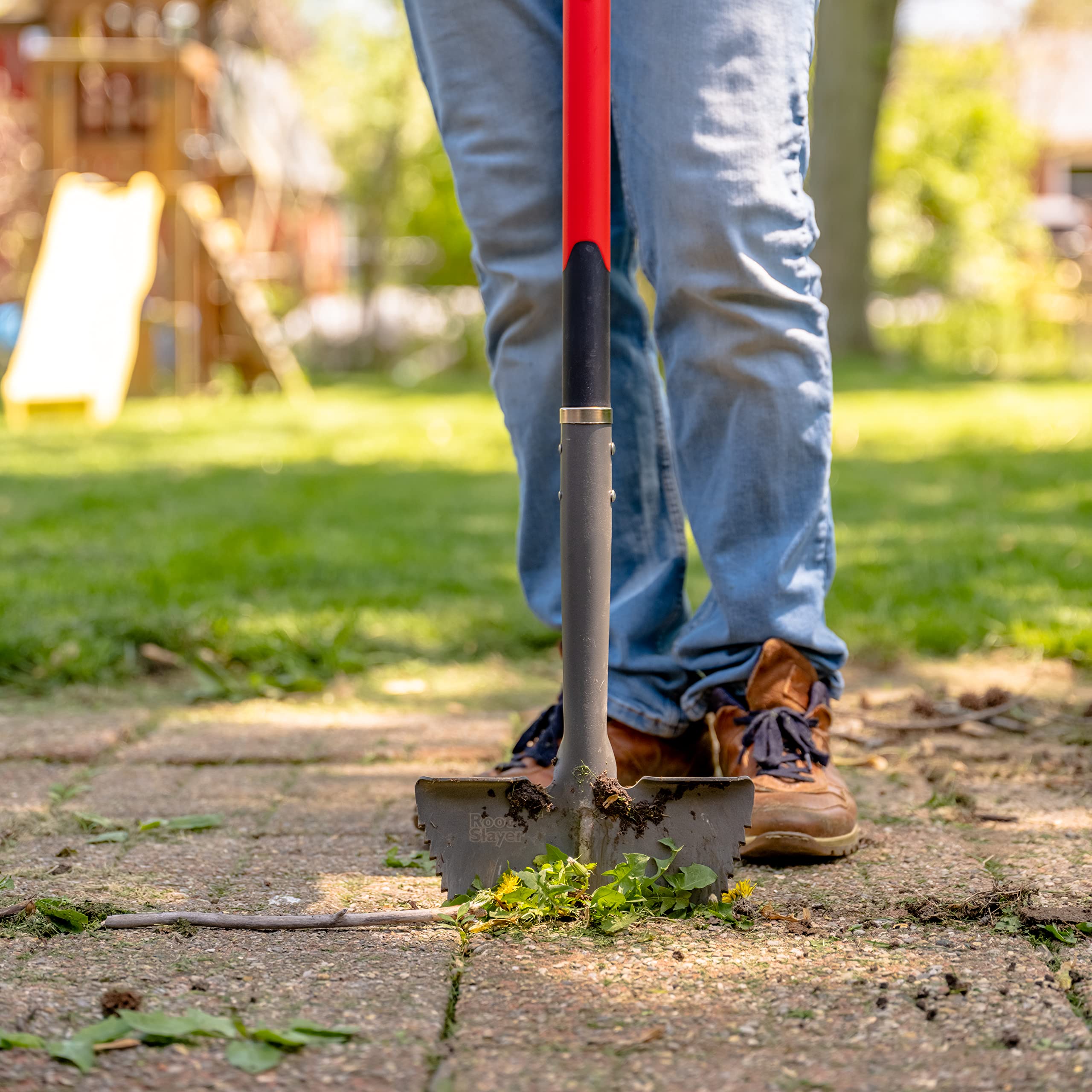 Root Slayer 22611 lifetime guarantee signals durability during tough edging tasks.