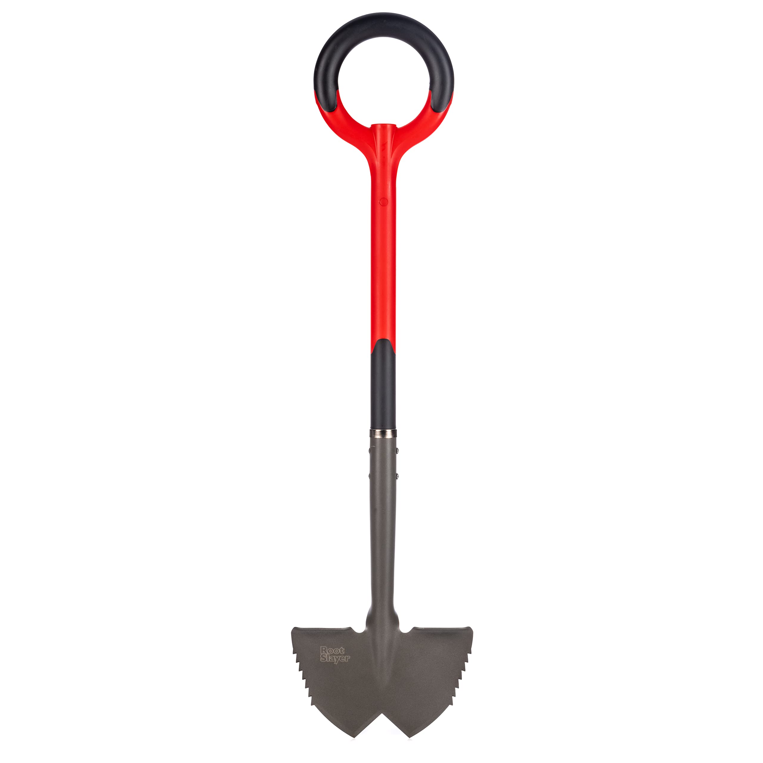 Root Slayer 22611 serrated edger blade close-up for precise root cutting and clean borders.