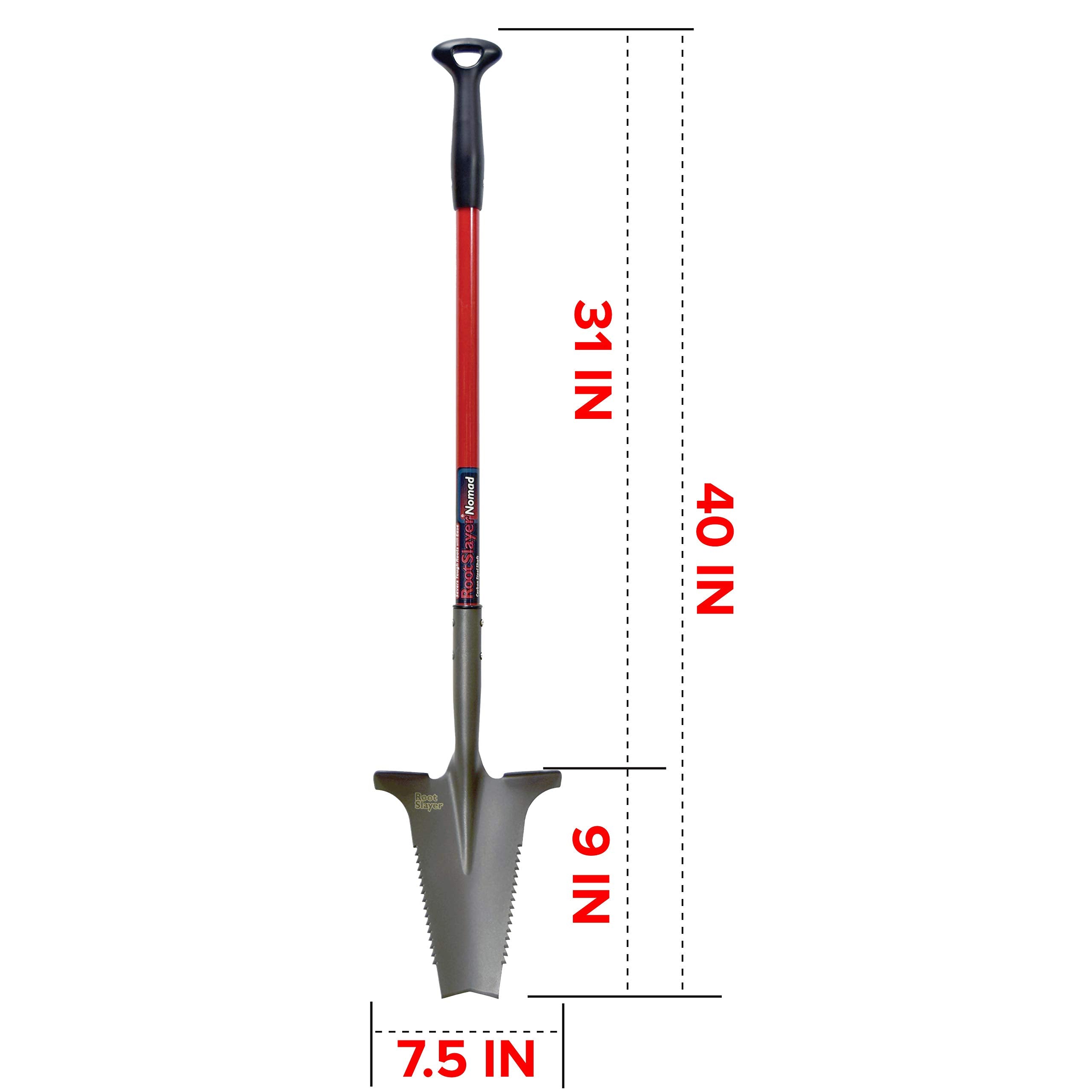 Root Slayer Nomad fiberglass shaft for stable control