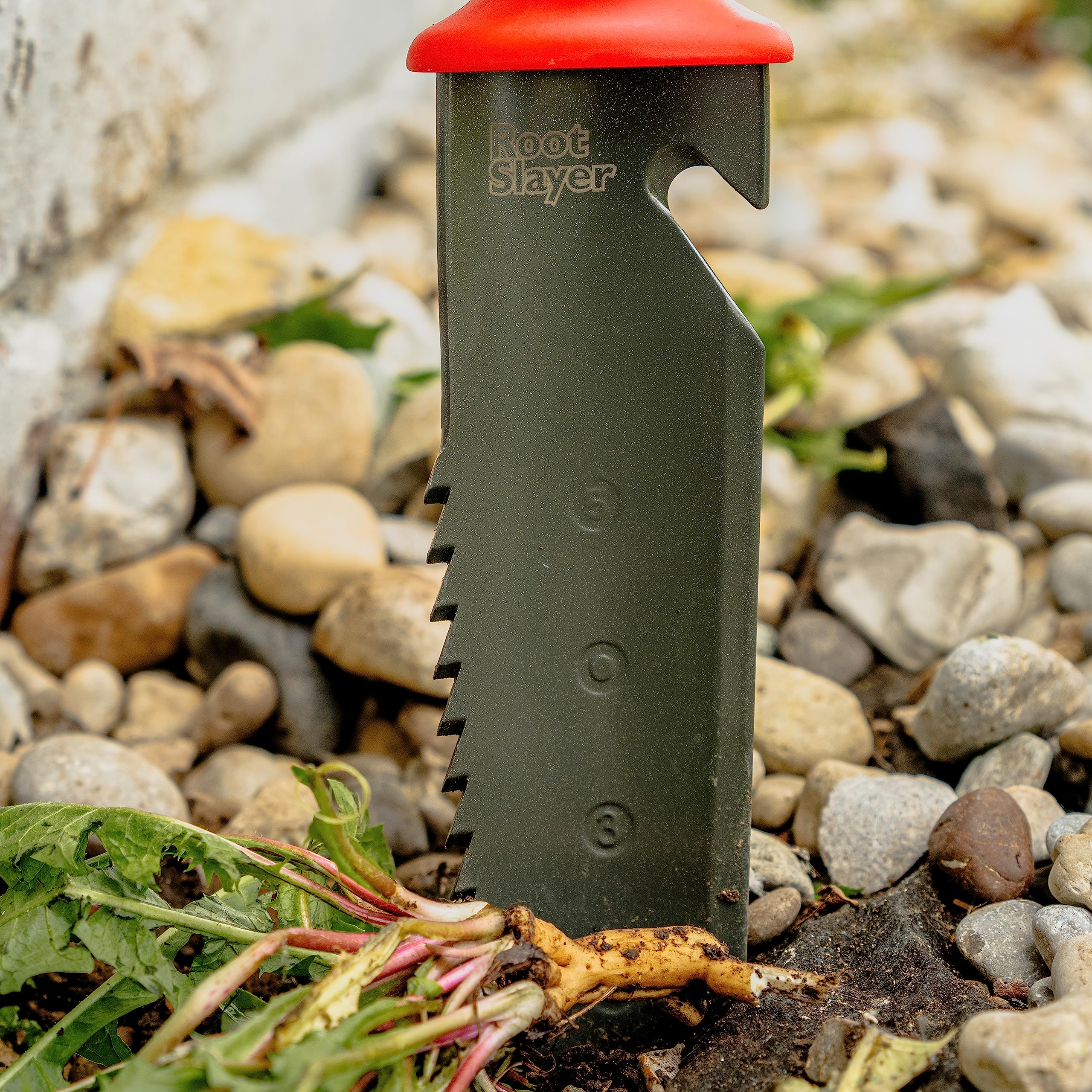 Root Slayer non-latex thermoplastic grip with polypropylene core for comfort.