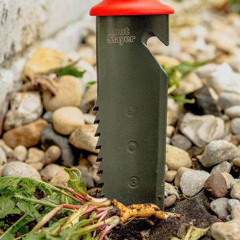 Root Slayer non-latex thermoplastic grip with polypropylene core for comfort.