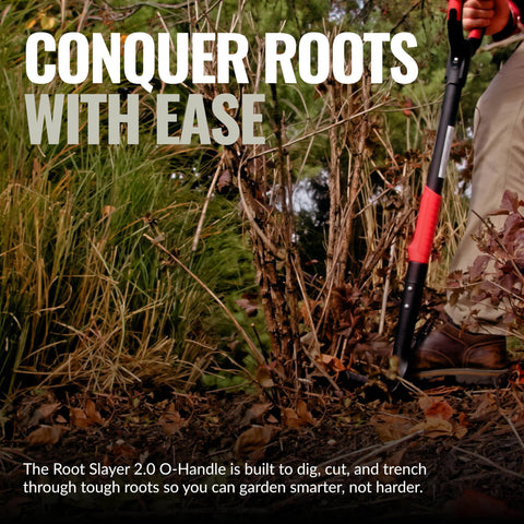 Root Slayer RS220-001 ergonomic balance improves control during digging