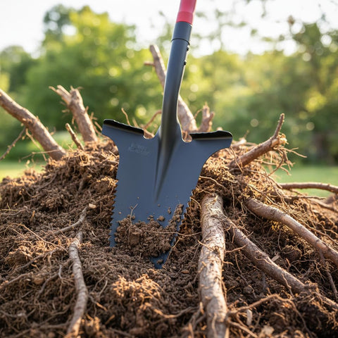 Root Slayer RS220-001 V-shaped cutting tip enables easy root and soil separation