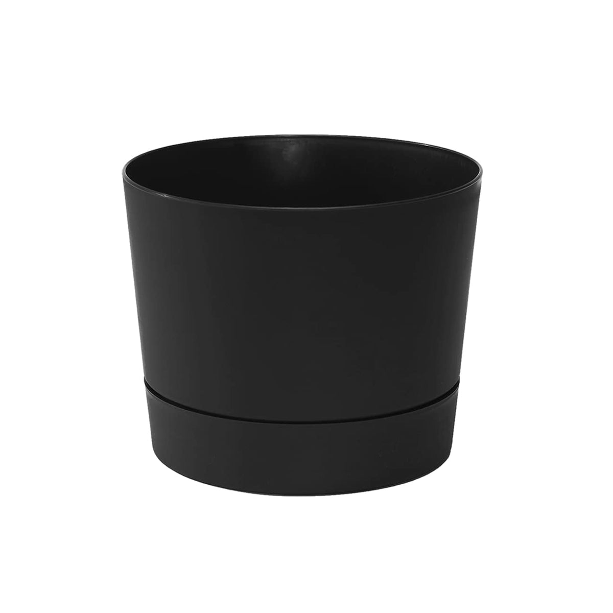 Root & Vessel Majestic MCM pot with built-in tray protects surfaces during displays.