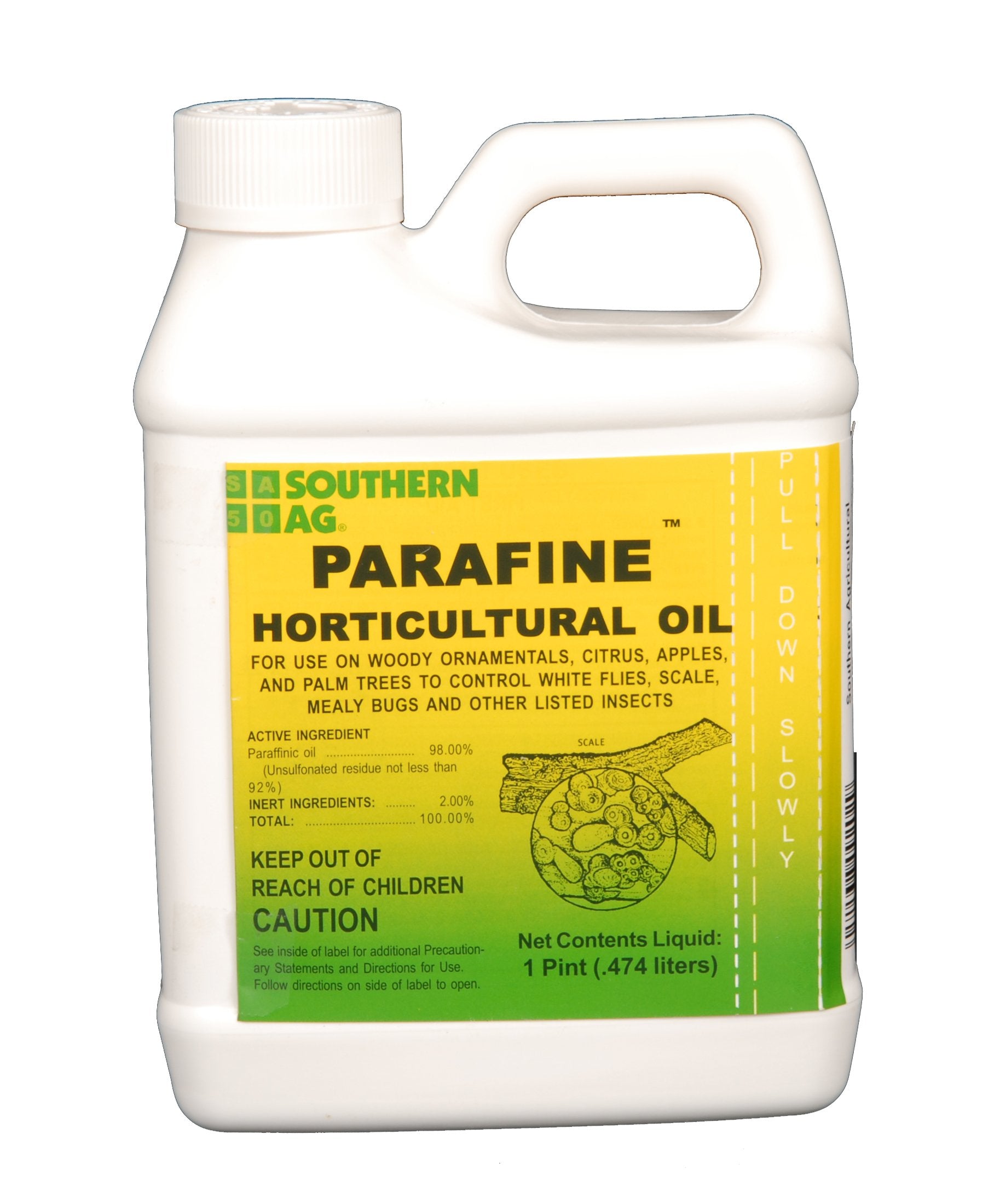 Root 98 Southern Ag Parafine Horticultural Oil bottle for pest control on ornamentals and fruit trees