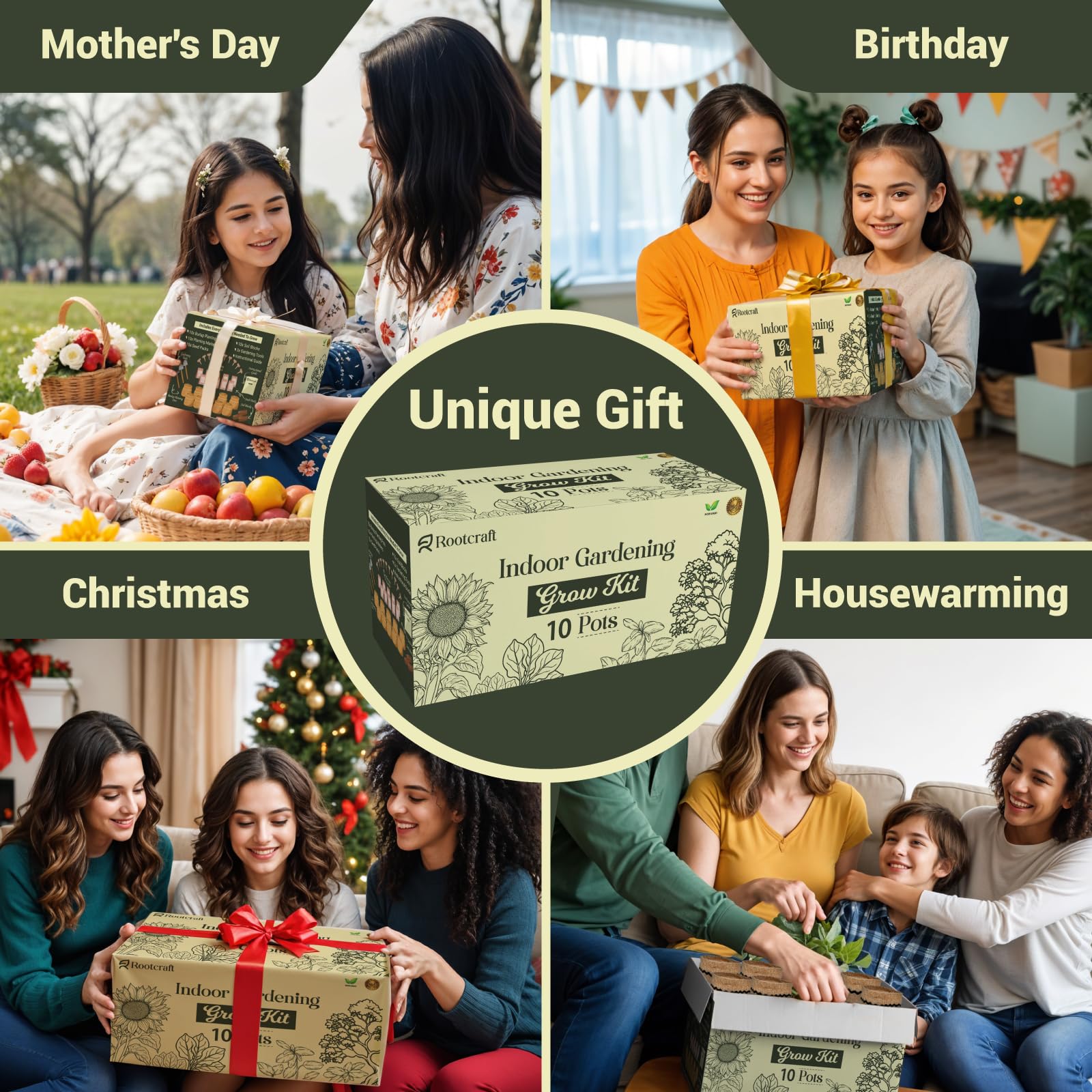ROOTCRAFT gift-ready packaging ideal for holidays and special occasions
