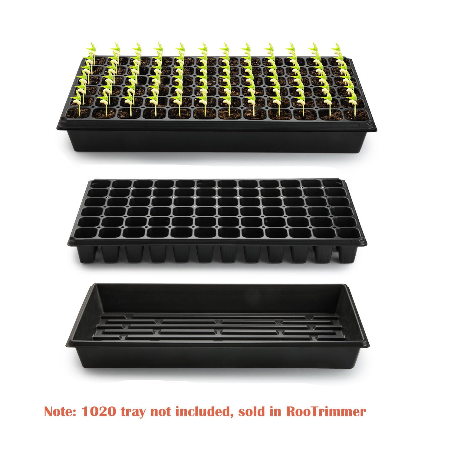 RooTrimmer 10-pack seedling trays ideal for home gardens and micro-farms.
