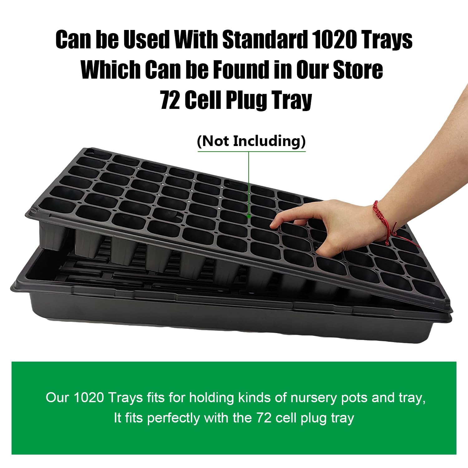 RooTrimmer 1020 tray dimensions 20x10 inches for space saving setups.
