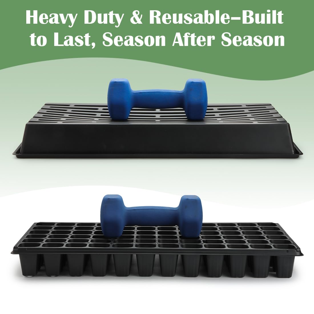 RooTrimmer 1020 trays base dimension close-up fitting standard systems