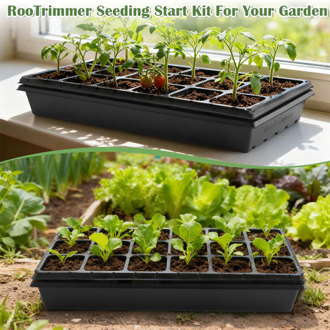 RooTrimmer 1020 base tray for easy watering and transplanting