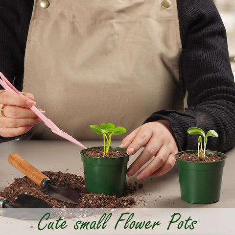 RooTrimmer mini green pots ideal for succulents and small vegetables.