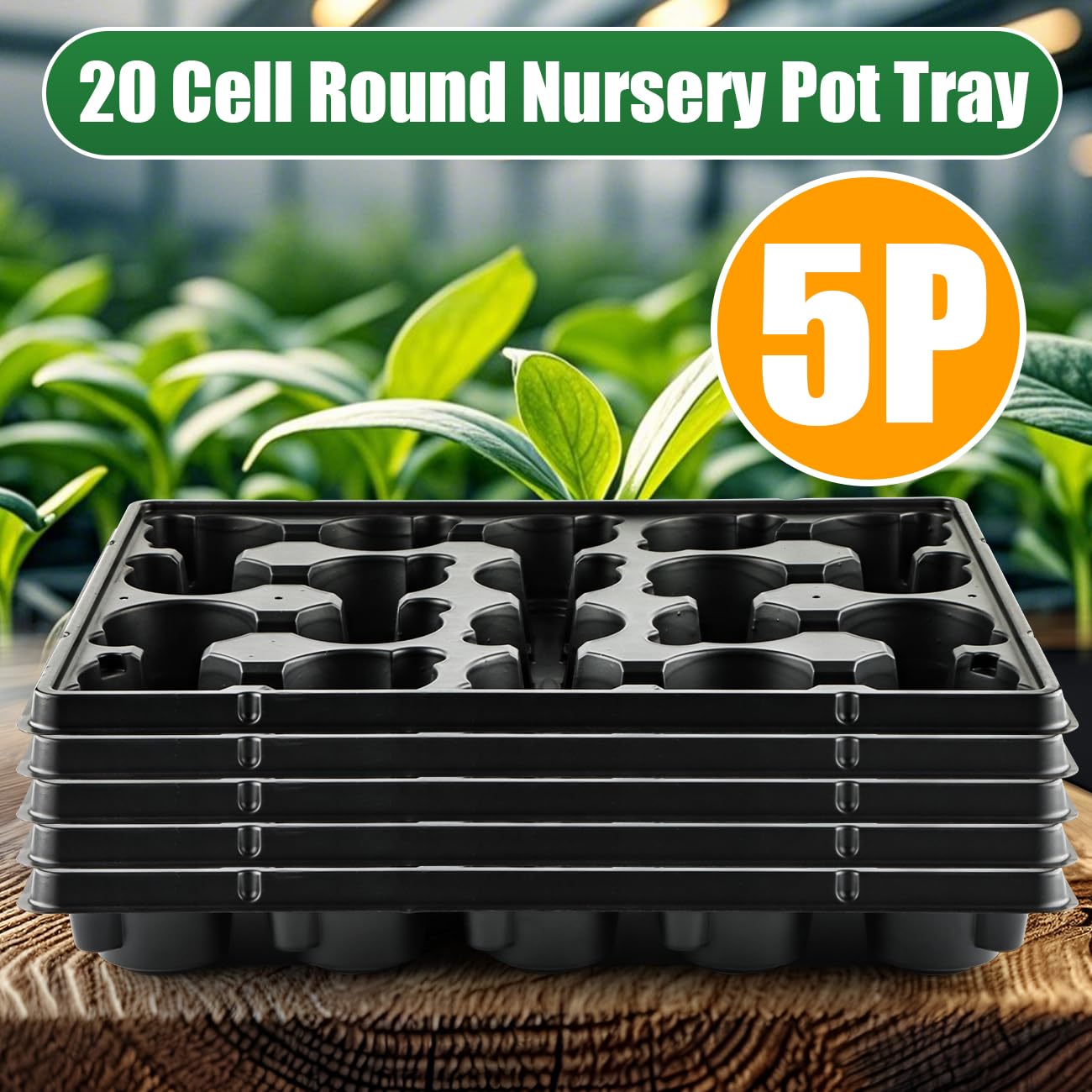 RooTrimmer 20-cell tray sturdy plastic ensures lasting durability.