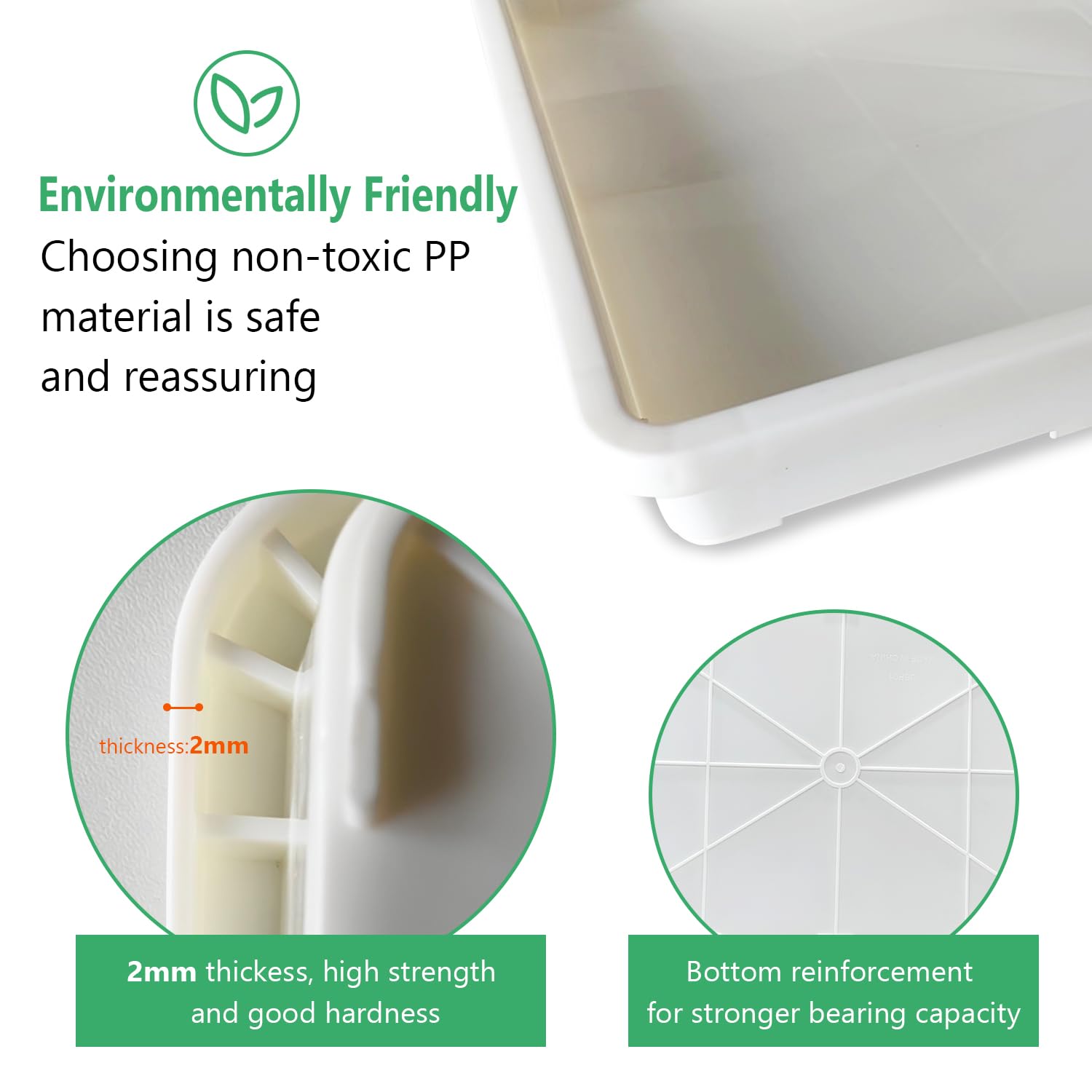 RooTrimmer 24-cell carry tray side assembly for secure pot movement