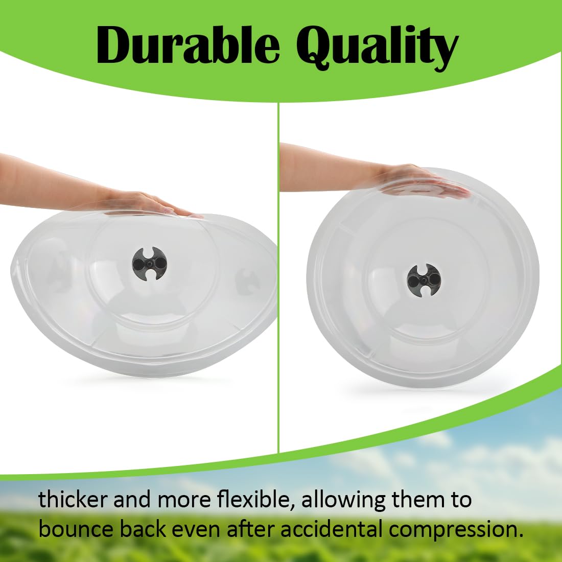RooTrimmer 5-pack garden cloches for protecting multiple pots